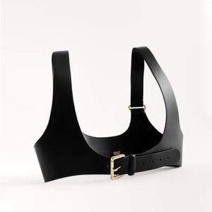 Zara leather belt harness